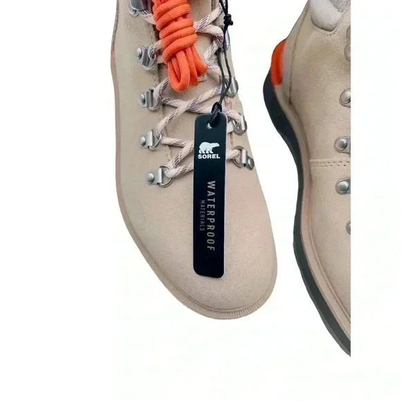 Sorel Women’s Hi-Line Suede Hiker Boots•Light Tan•Size 9•New With Box• - Picture 7 of 9